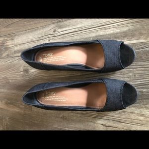 Tom’s Peep toes wedges shoes